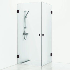 Svedbergs 180° Dusjhjørne - Sort Matt