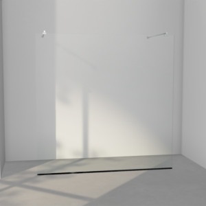 INR Arc 43 Frame Dusjvegg - Krom