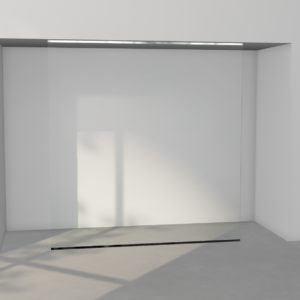 INR Arc 43 Frame Plus Dusjvegg Måltilpasset - Krom