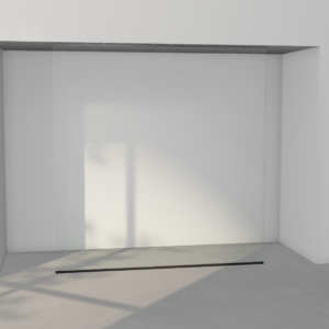 INR Arc 43 Frame Plus Dusjvegg Måltilpasset - Sort Matt