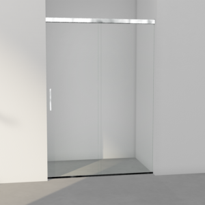 INR Arc Skyvedør Måltilpasset 900-1200 mm - Krom