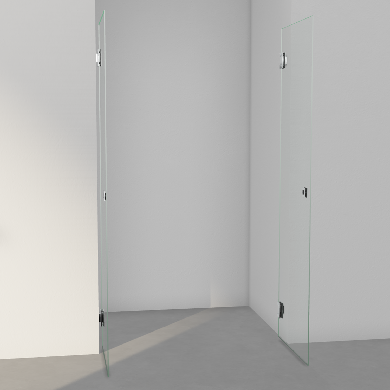 INR Arc 3 Original Dusjdører - Krom - Bilde 2