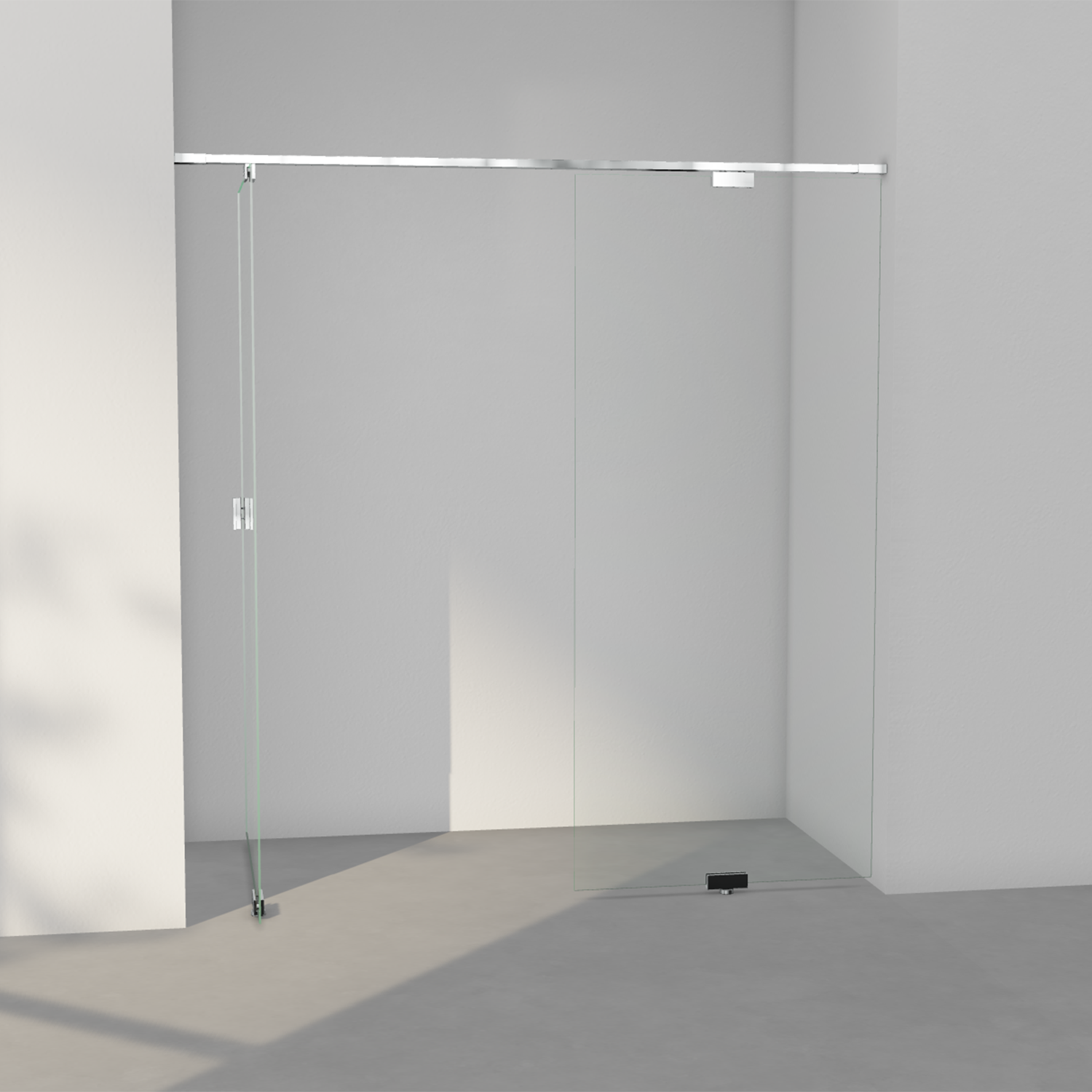 INR Epic 4 Dusjvegg/Dør Nisje - Krom - Bilde 3