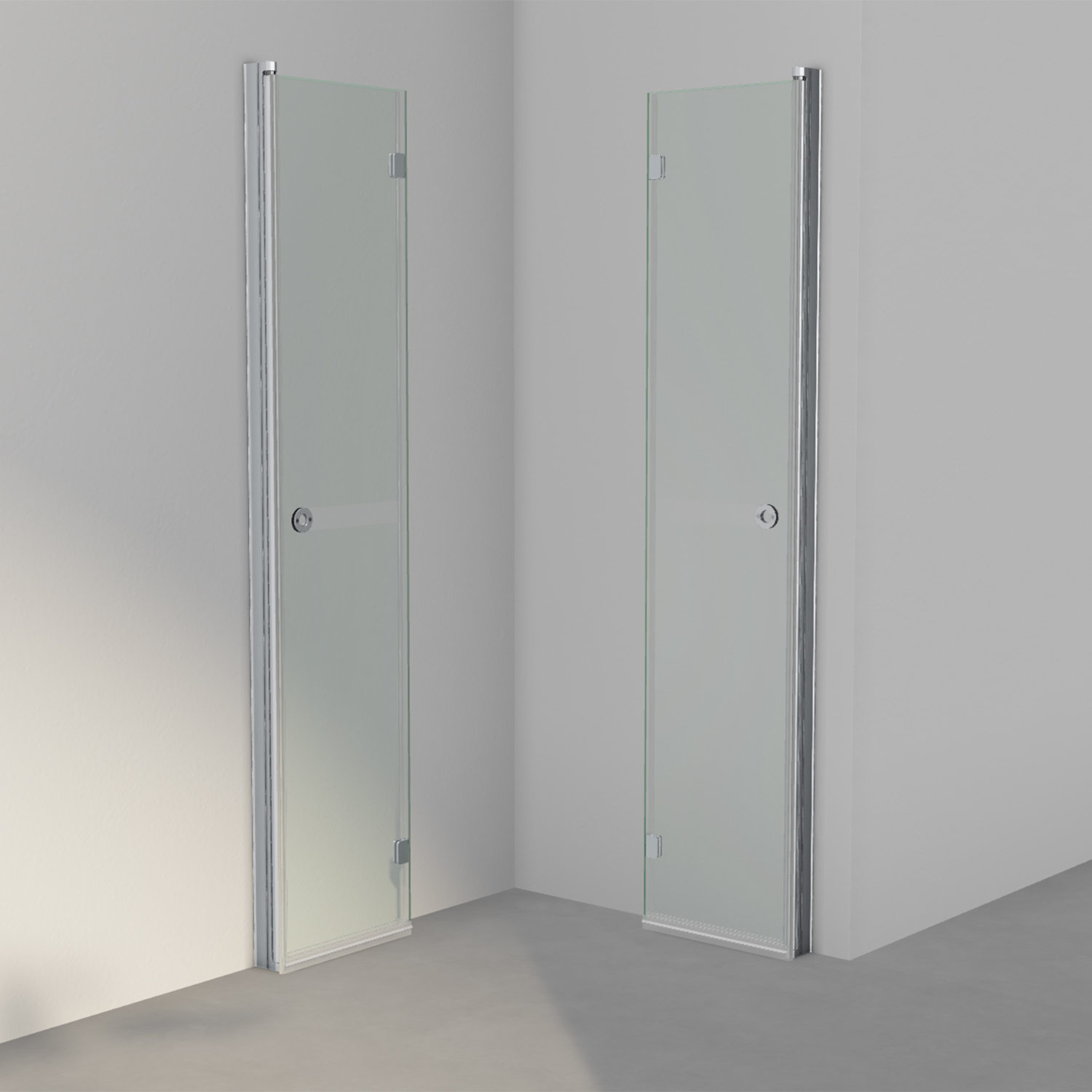 INR Linc Angel Flex Dusjhjørne - Børstet Krom - Bilde 2