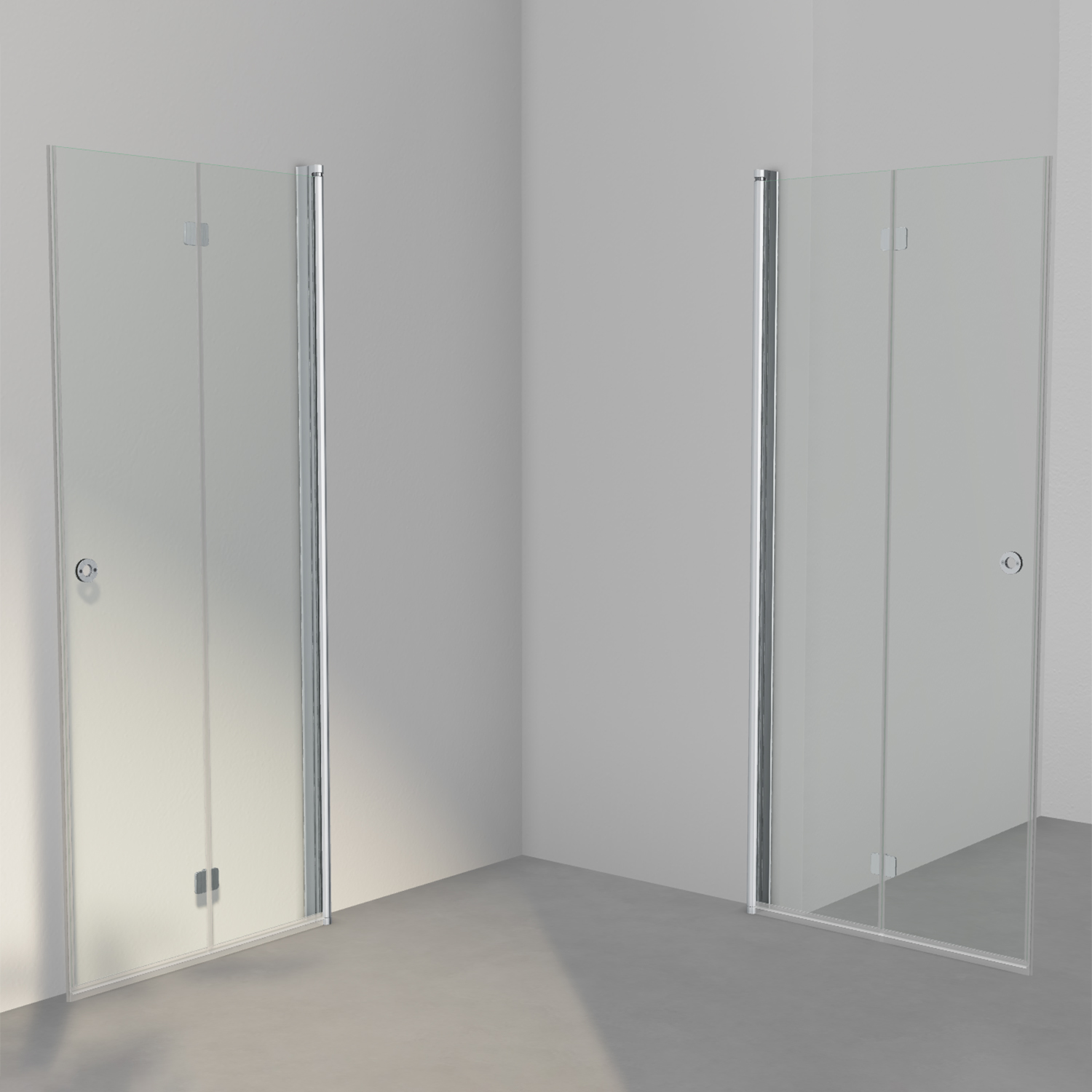 INR Linc Angel Flex Dusjhjørne - Børstet Krom - Bilde 3