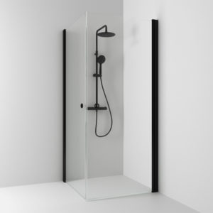 Svedbergs Skoga Hjørne Rett - Sort Matt