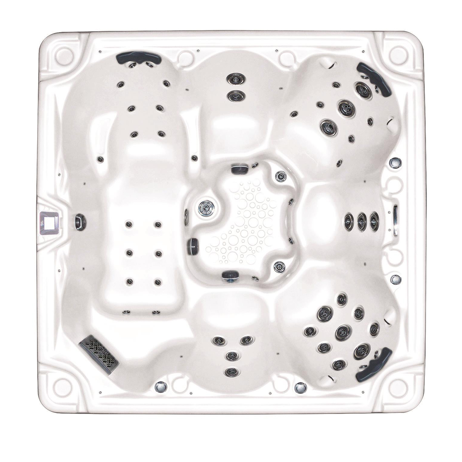 VikingBad Heritage II Utespa Perlehvit/Grått m/lokk - Bilde 4