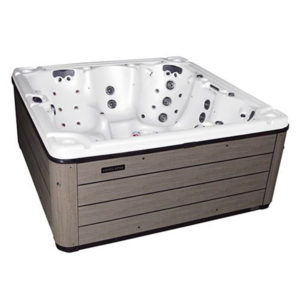 VikingBad Heritage II Utespa Perlehvit/Grått m/lokk