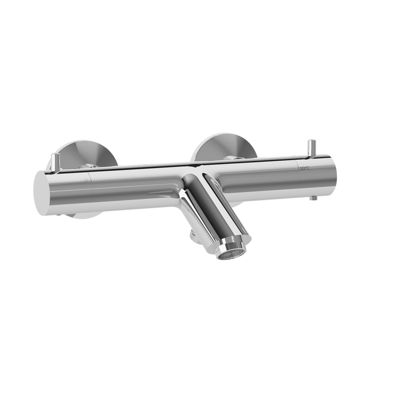 VikingBad Tenge II Badekarbatteri - Krom