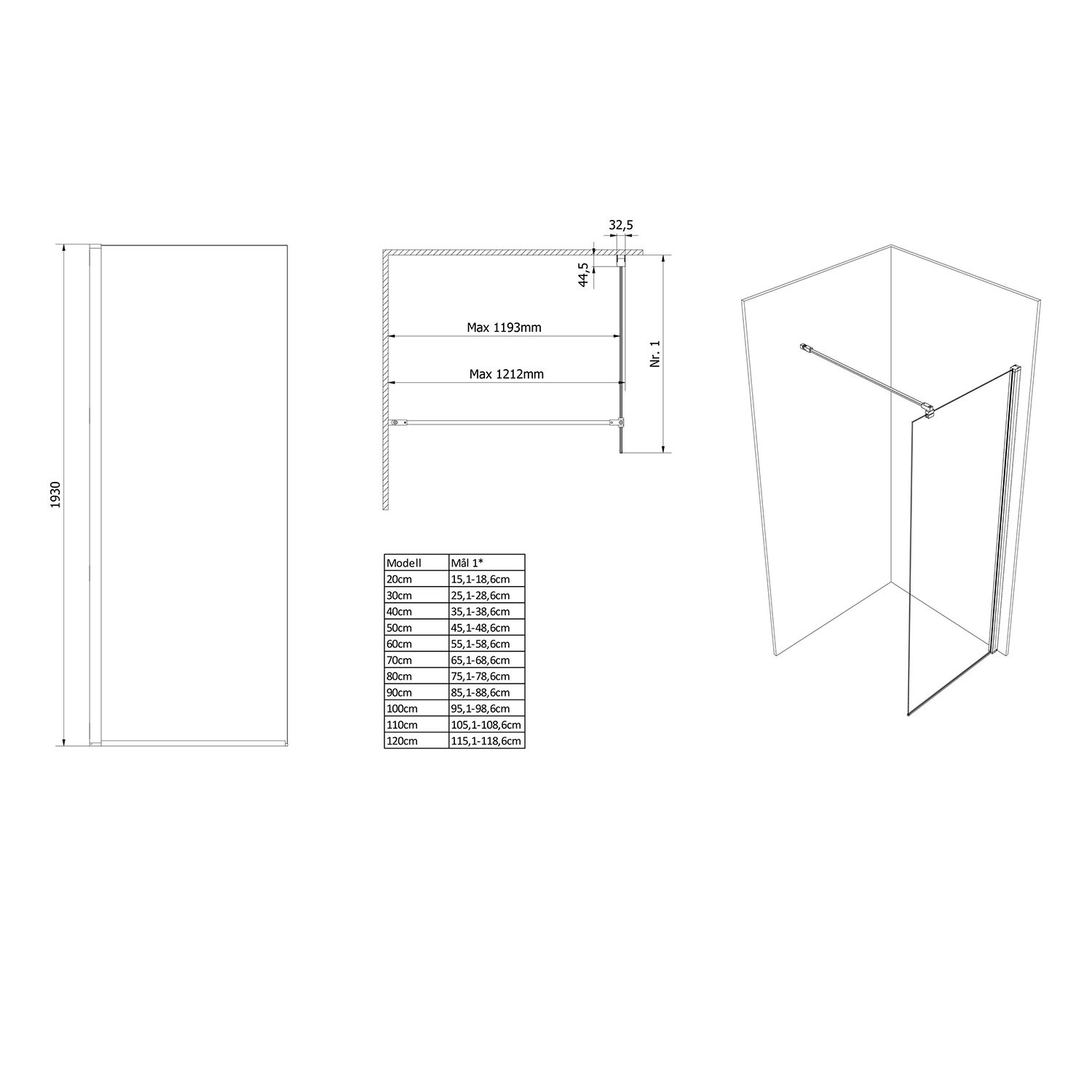 VikingBad Liam Glassfelt Rett - Sort Matt - Bilde 2