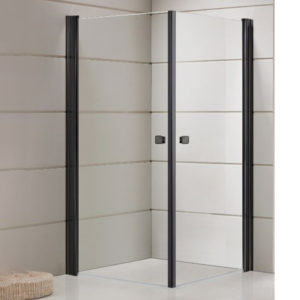 1904 Toke Rett Dusjdør - Sort