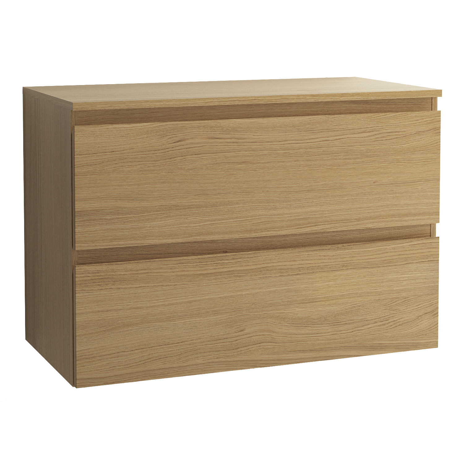 Vedum Flow Underskap/Benk 100 cm - Hvit Eik - Bilde 2