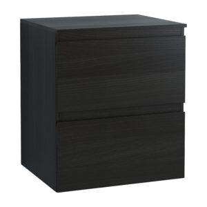 Vedum Flow Underskap/Benk 60 cm - Svart Ask