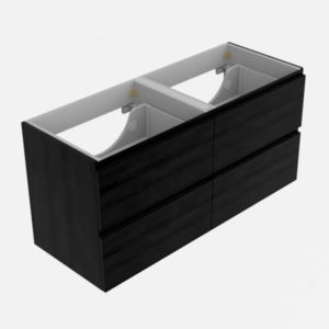 VikingBad Mie Servantskap fingergrep - Sort Eik