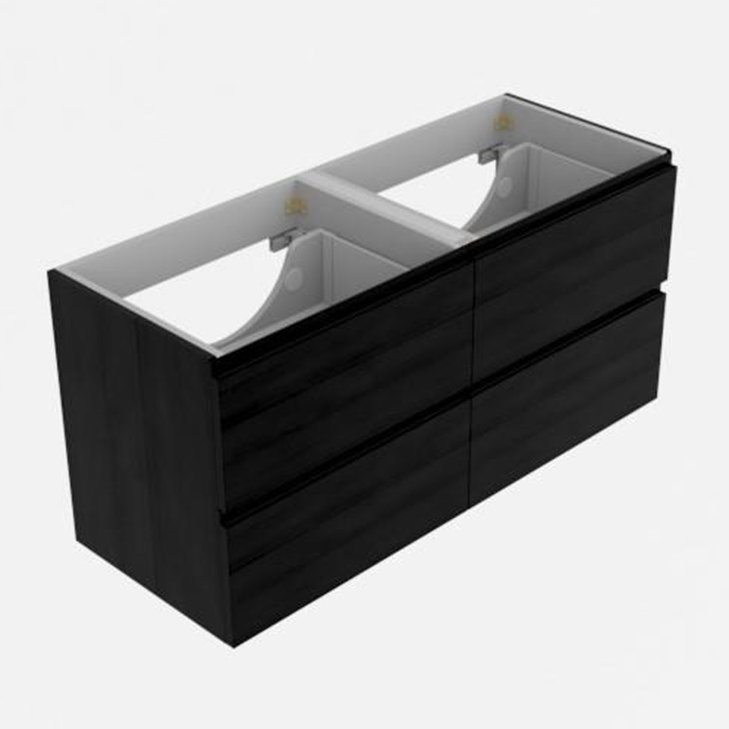 VikingBad Mie Servantskap fingergrep - Sort Eik