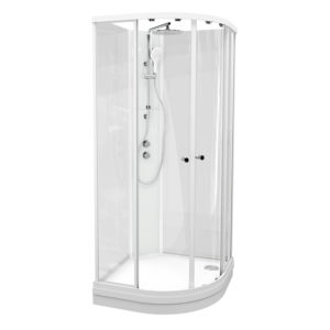 VikingBad Sofia Pluss Dusjkabinett m/Støpemarmorbunn