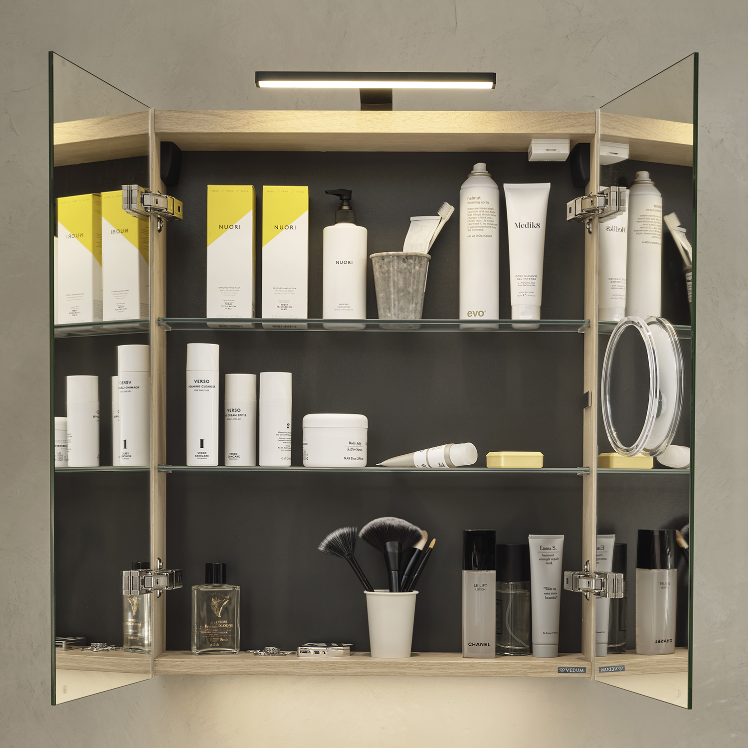 Vedum Stråken Speilskap - Hvit Eik - Bilde 3