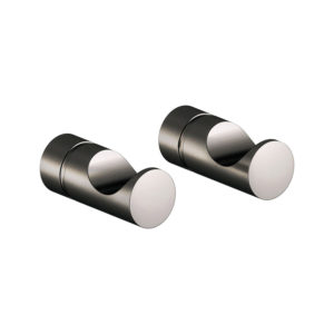 Silhouet Håndklekroker 2 stk. - Børstet Grafitt