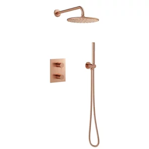 Silhouet Takdusj for innbygging - Børstet Kobber