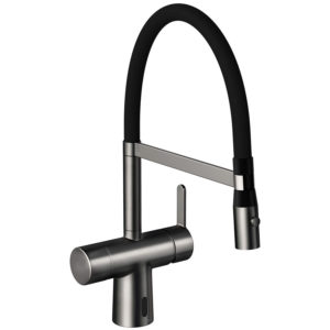 Silhouet Pro Touchless Kjøkkenkran - Børstet Grafitt