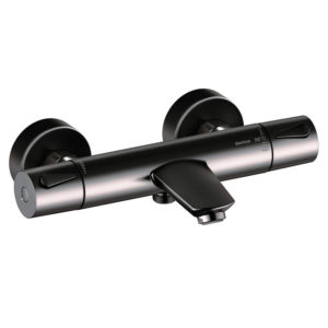 Silhouet Termostatkran Badekar - Børstet Grafitt