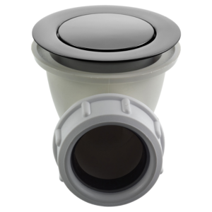 Tapwell 22200 Bunnventil for badekar - Black Chrome