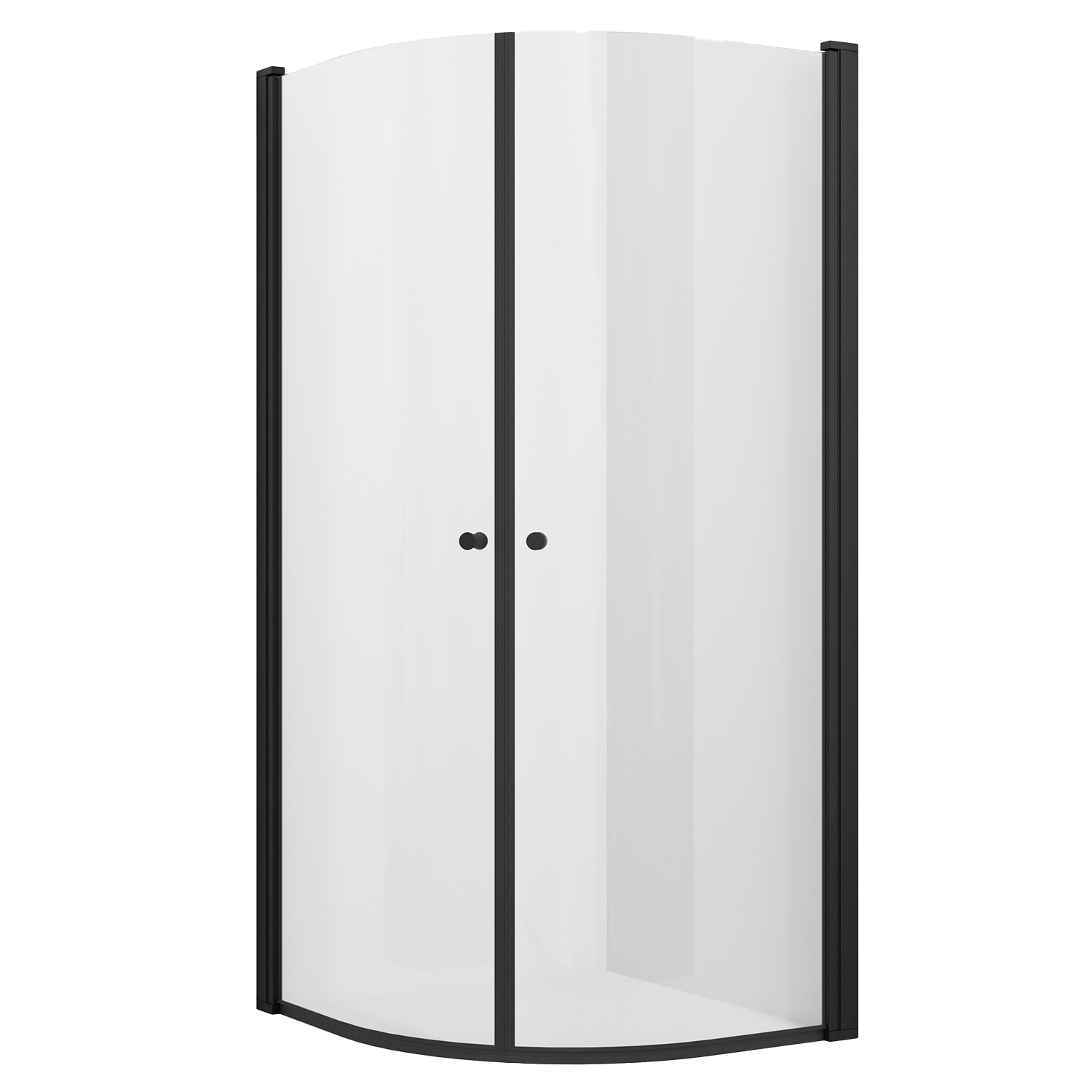 VikingBad Liam Dusjhjørne Buet - Sort Matt