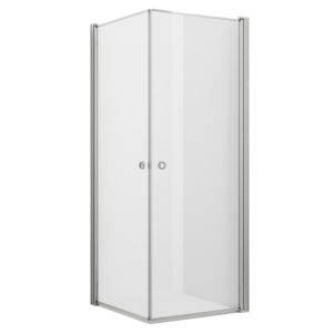 VikingBad Liam Dusjhjørne Laminert Rett - Krom