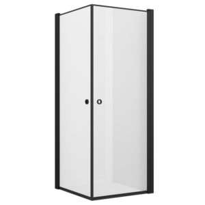 VikingBad Liam Dusjhjørne Laminert Rett - Sort Matt