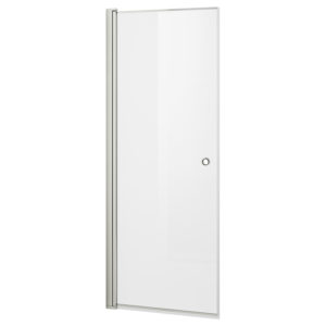 VikingBad Liam Dusjdør Laminert Rett - Krom