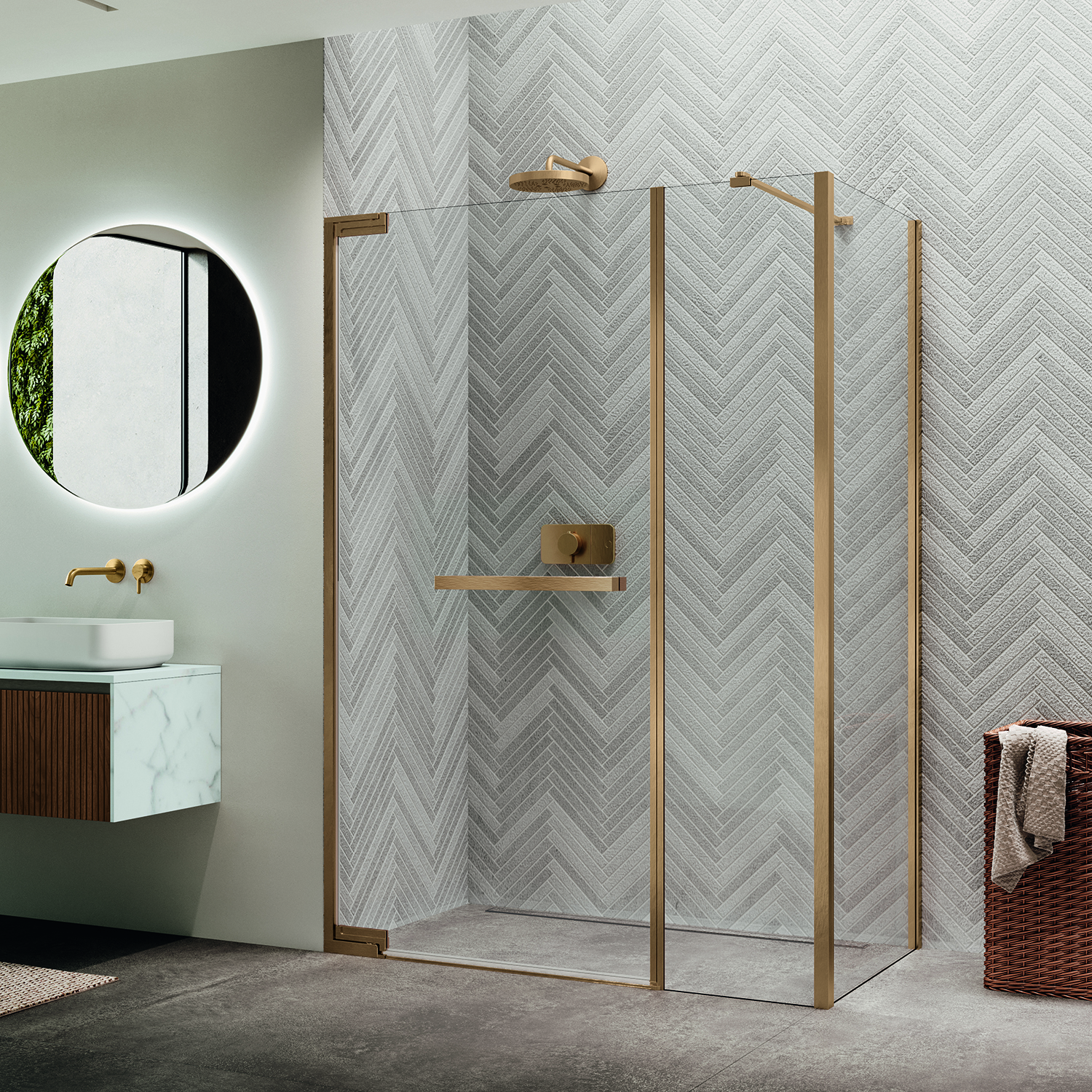 Novellini N180 F Sidefastfelt