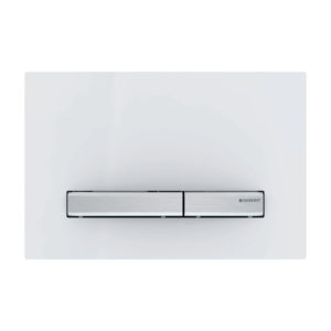 Geberit Sigma 50 Betjeningsplate - Hvit/Krom