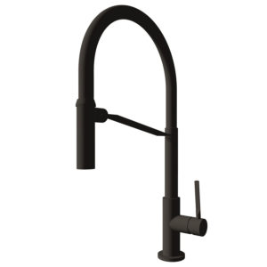 Newform Maki Kjøkkenkran Fleksibel Tut - Sort Matt