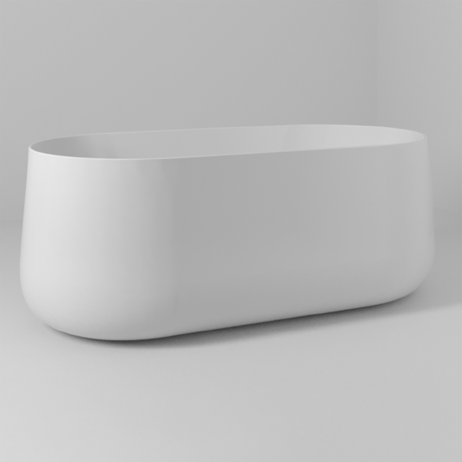 Svedbergs Auren Badekar 156 cm - Hvit Matt