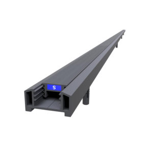 VikingBad Liam Veggprofil til dusjdør - Sort Matt