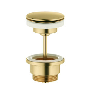 Damixa Fleksibel Klikkventil - Børstet Messing