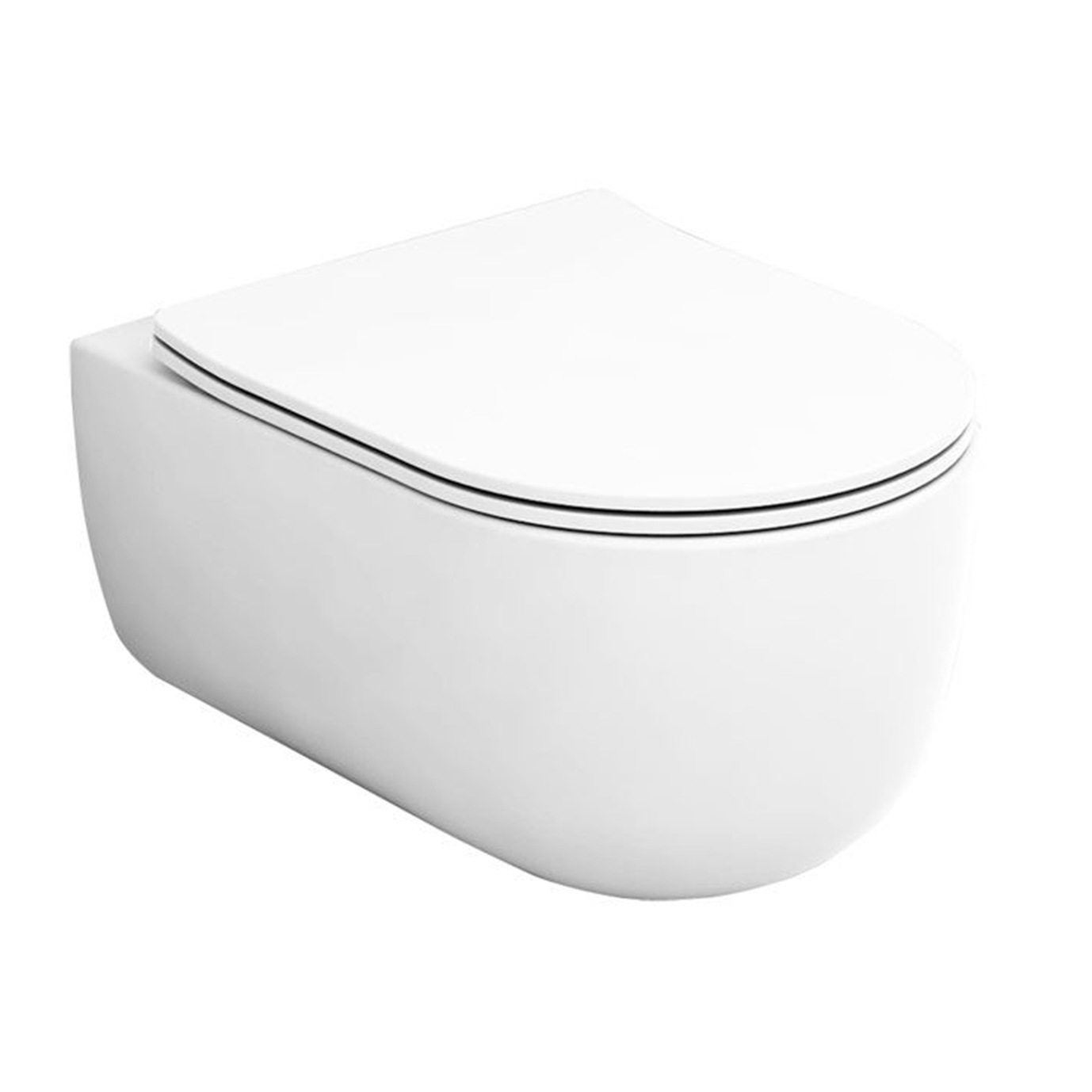 Olympia Milady Vegghengt Toalett - Hvit Matt