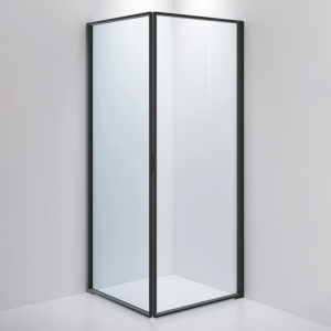 INR Edge 12 Dusjhjørne 90x90 - Onyx