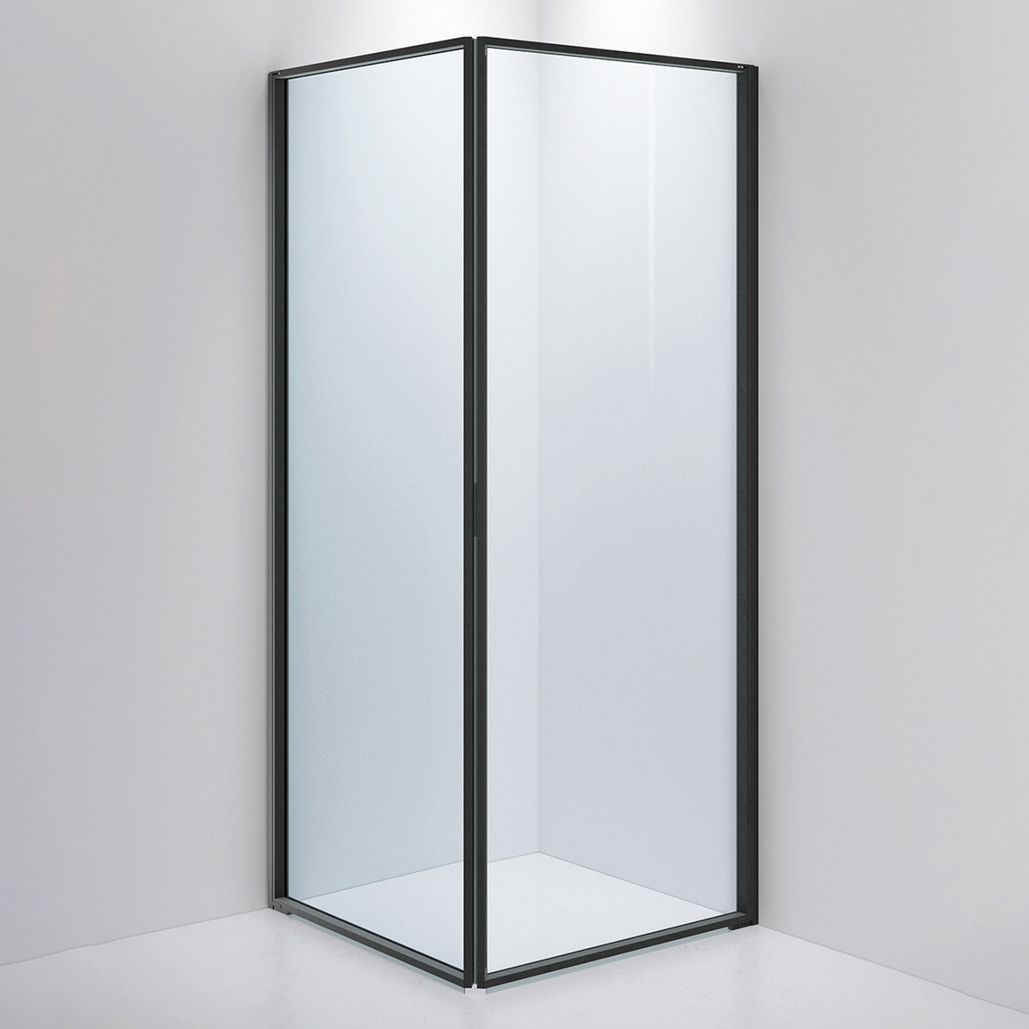 INR Edge 12 Dusjhjørne 90x90 - Onyx