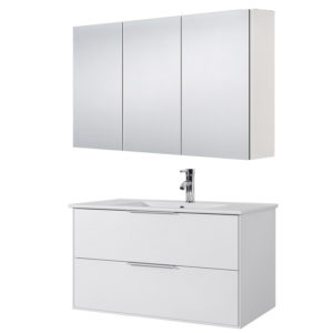 a-collection Monere Møbelpakke 120 cm - Hvit Matt