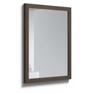 Korsbakken Rustic Speil m/Ramme - Mørk Grå Eik