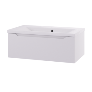 LinnBad Emma Servantskap 1 skuff - Hvit Matt