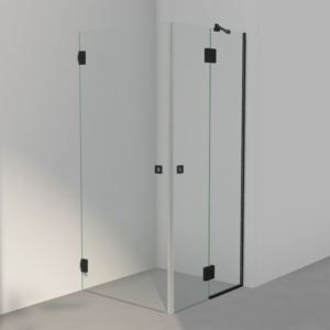 INR Arc 14 Frame Dusjhjørne Måltilpasset - Sort Matt