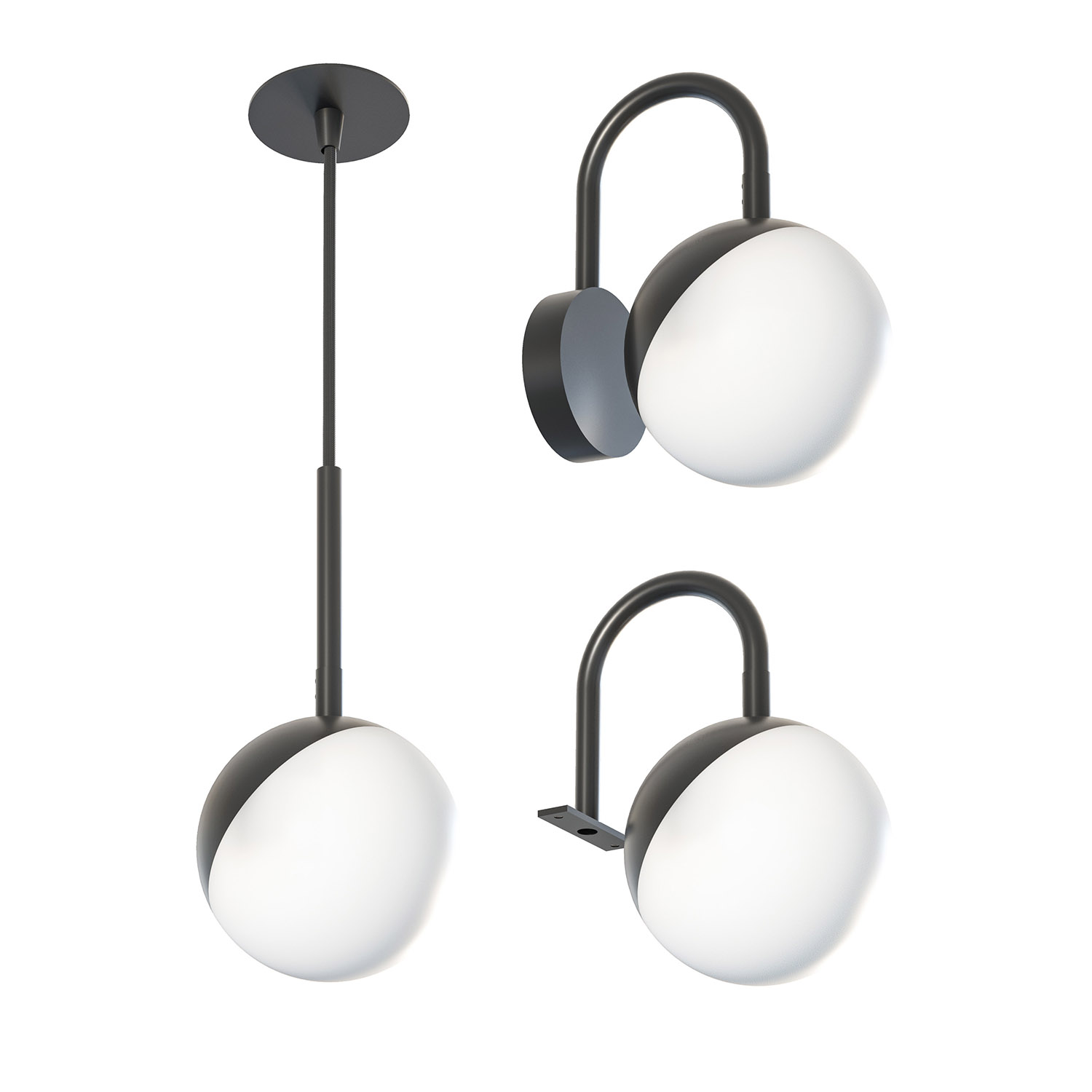 Dansani Bright Lampe 3-i-1 LED ø12 cm