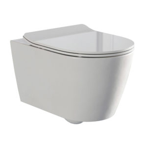 Dansani Creasani Toalett inkl. Sete - Hvit Blank