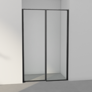 INR Edge 4 Dusjdør/Fastvegg - Onyx