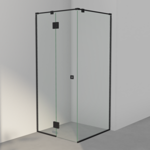 INR Arc 15 Frame Dusjhjørne Måltilpasset - Sort matt
