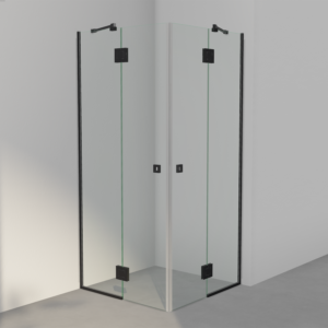 INR Arc 16 Frame Dusjhjørne Måltilpasset - Sort Matt