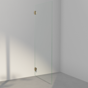 INR Arc 19 Original Dusjdør - Børstet Messing