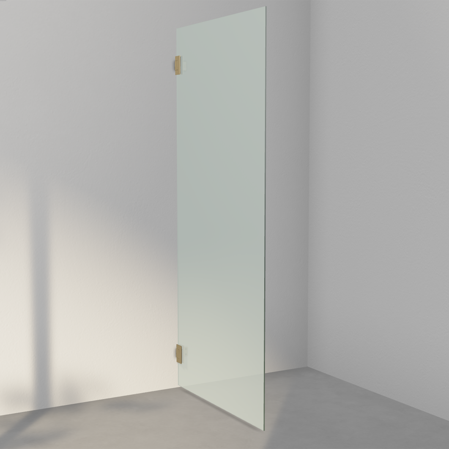 INR Arc 19 Original Dusjdør - Børstet Messing - Bilde 5